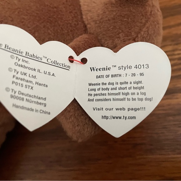 Ty Weenie Beanie Baby - Picture 7 of 8